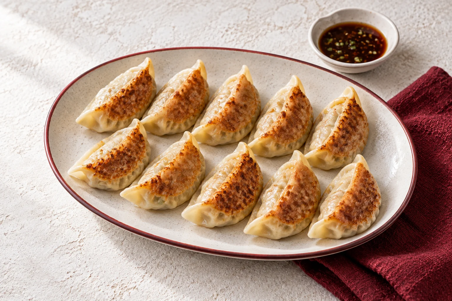 Les raviolis grillés